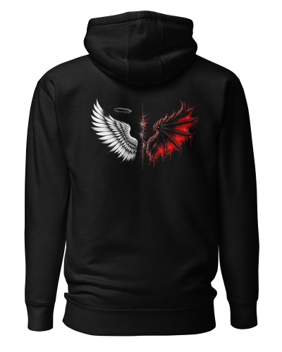 Duality Black Hoodie